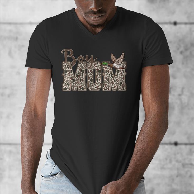 Hunting Boy Mom Duck Camouflage Camo Preppy Camo Dad Men's V-Neck T-Shirt