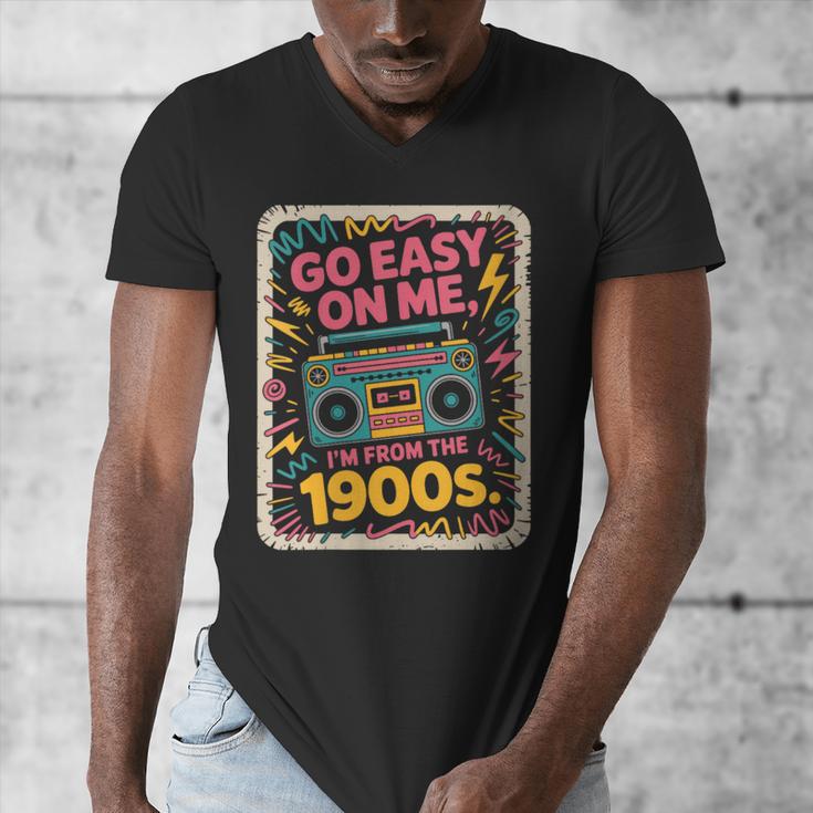 I'm From The 1900s 80s Millennial Boom Box Radio Men's V-Neck T-Shirt