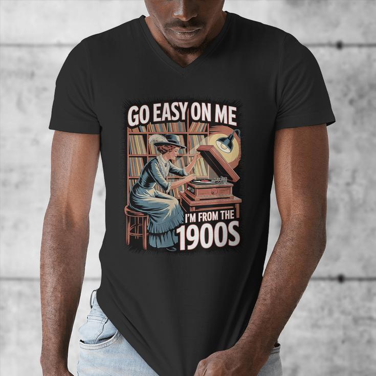 I'm From The 1900s Vinyl Record Lover For Women Men's V-Neck T-Shirt