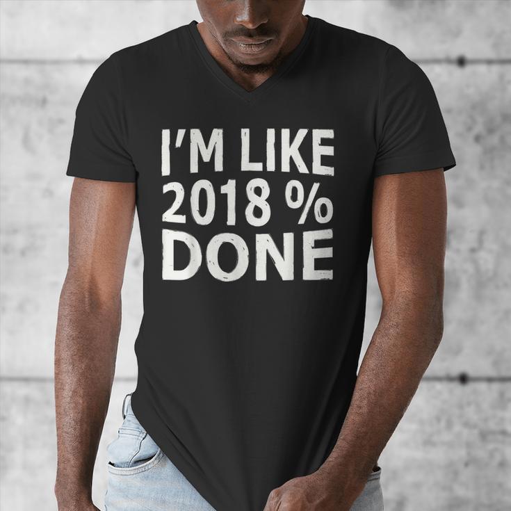 I'm Like 2018 Done Shirt Graduation Men's V-Neck T-Shirt