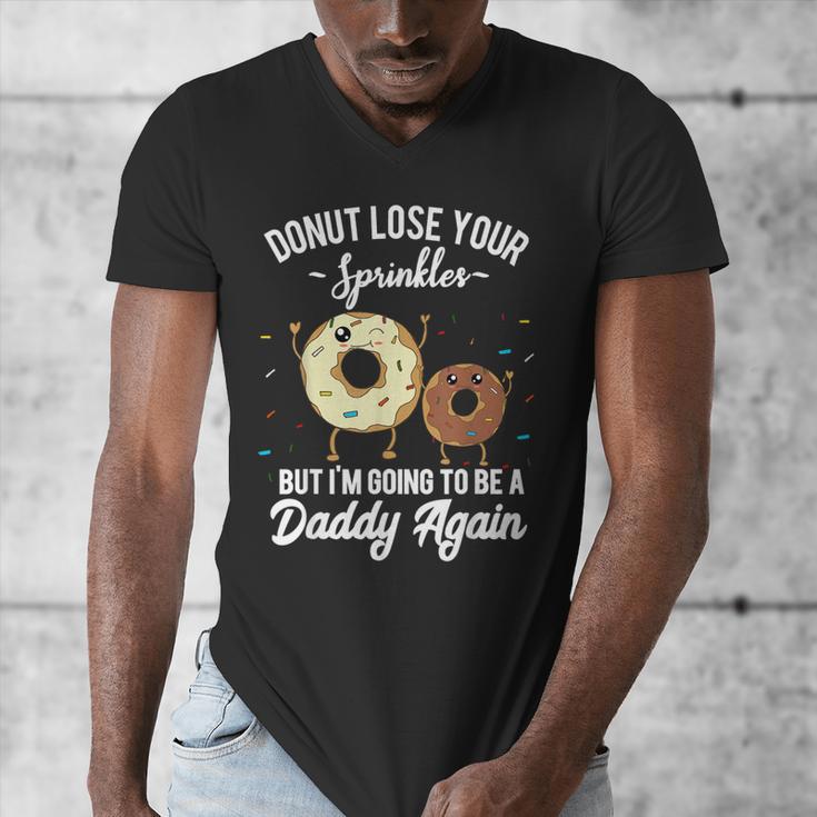 I'm Going To Be a Daddy Again Pregnancy Announcement Quote Men's V-Neck T-Shirt I'm Going To Be a Daddy Again Pregnancy Announcement Quote Men's V-Neck T-Shirt