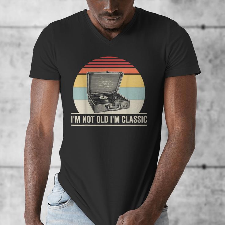 I'm Not Old I'm Classic Turntable Retro Nostalgia Men's V-Neck T-Shirt