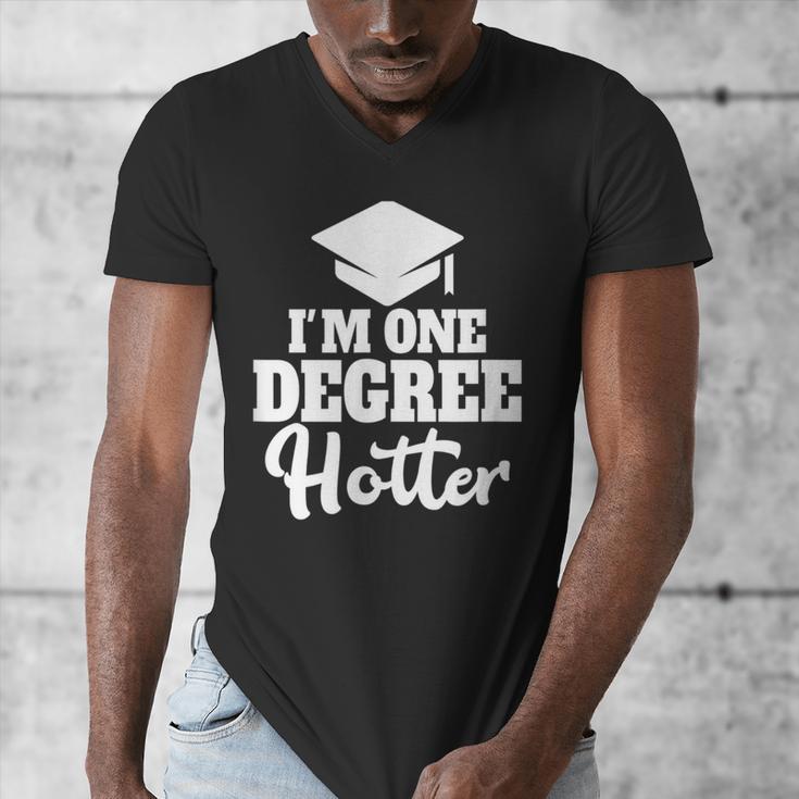 I'm One Degree Hotter Graduation Gag Seniors T-Shirt Men's V-Neck T-Shirt