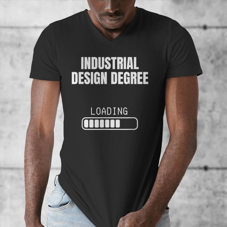 Industrial Degree Loading Student Graduation Men's V-Neck T-Shirt