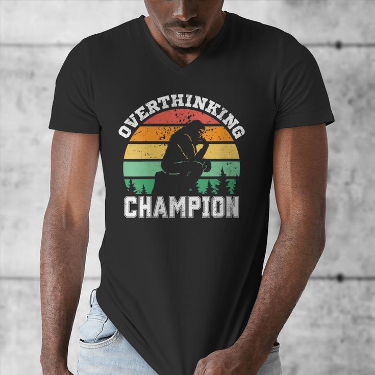 INTJ Introverts Shy Introvert Overthinking Champion Men's V-Neck T-Shirt INTJ Introverts Shy Introvert Overthinking Champion Men's V-Neck T-Shirt