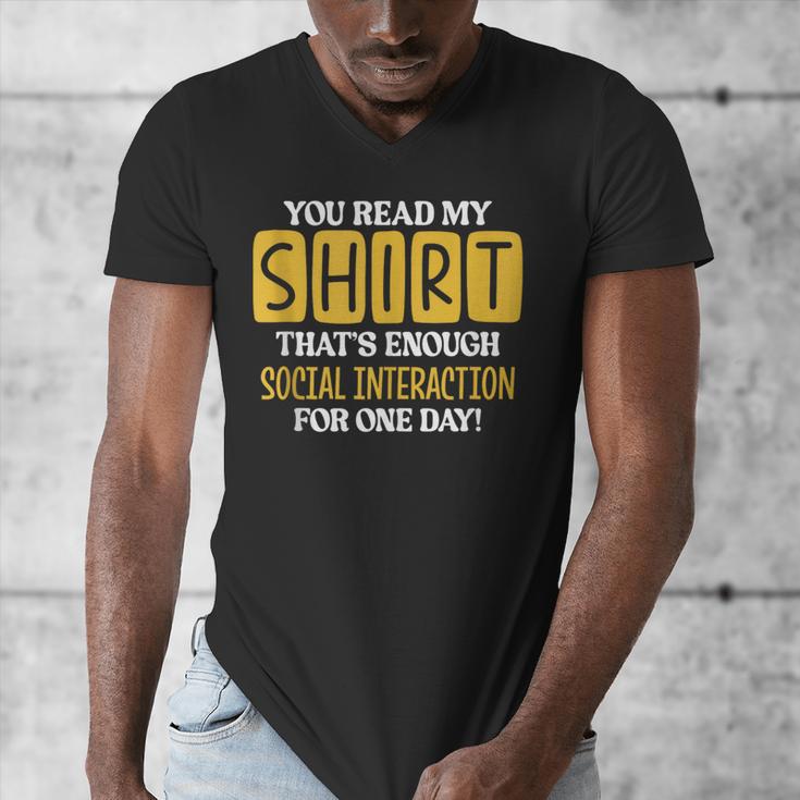 Introvert Quote Motivational For Men Women Kids Men's V-Neck T-Shirt Introvert Quote Motivational For Men Women Kids Men's V-Neck T-Shirt