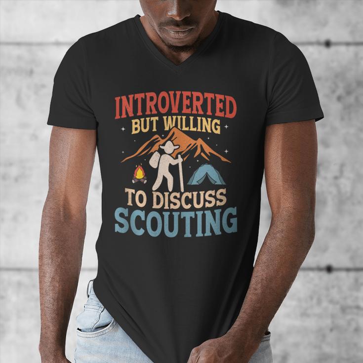 Introvert's Scouting Passion Men's V-Neck T-Shirt Introvert's Scouting Passion Men's V-Neck T-Shirt