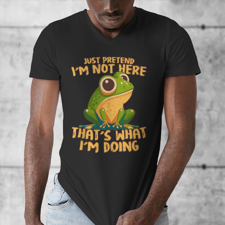 Introverts Thats What Im Doing Just Pretends Men's V-Neck T-Shirt Introverts Thats What Im Doing Just Pretends Men's V-Neck T-Shirt