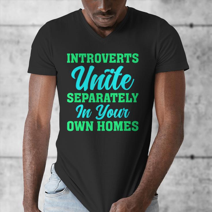 Introverts Unite Introvert Antisocial Sarcasm Anti Social Men's V-Neck T-Shirt Introverts Unite Introvert Antisocial Sarcasm Anti Social Men's V-Neck T-Shirt