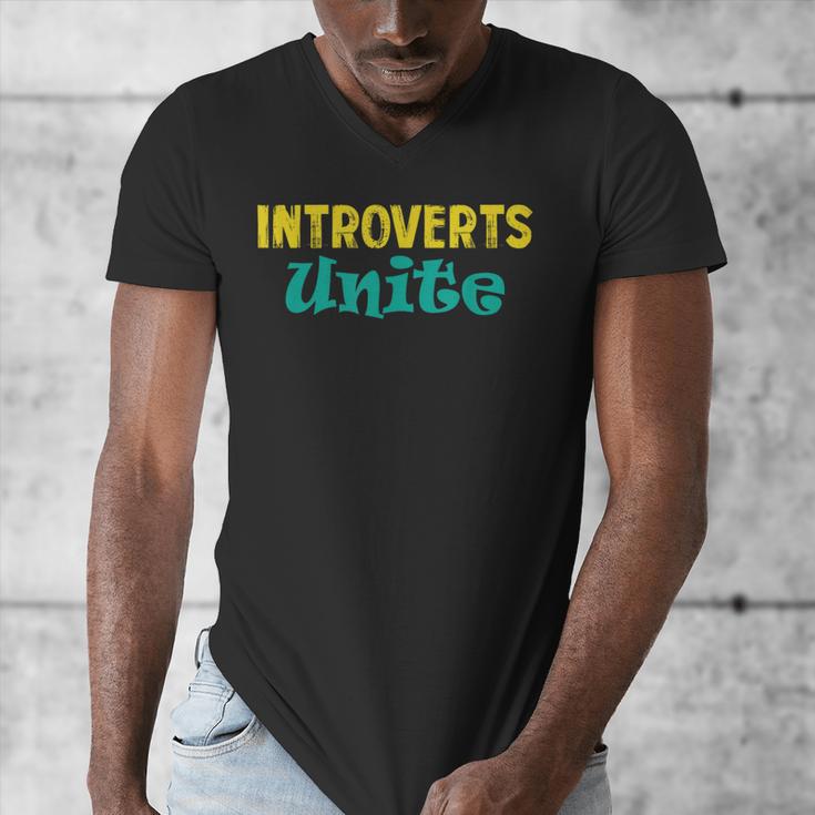 Introverts Unite I Introvert Men's V-Neck T-Shirt Introverts Unite I Introvert Men's V-Neck T-Shirt