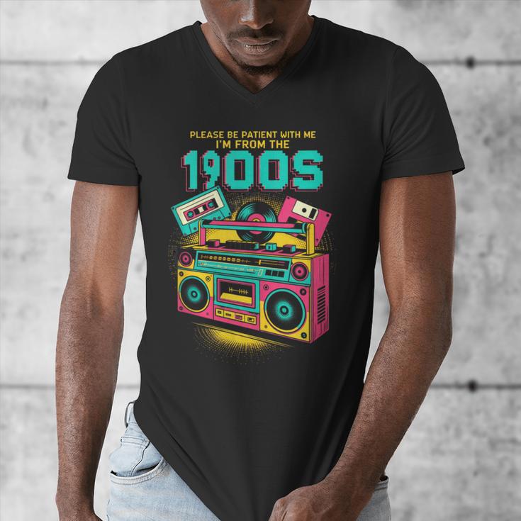 Joke 90s Please Be Patient With Me I'm From The 1900s Men's V-Neck T-Shirt Joke 90s Please Be Patient With Me I'm From The 1900s Men's V-Neck T-Shirt