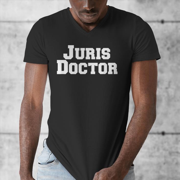 Juris Doctor Shirt -Juris Doctor Law School Graduation Shirt Men's V-Neck T-Shirt