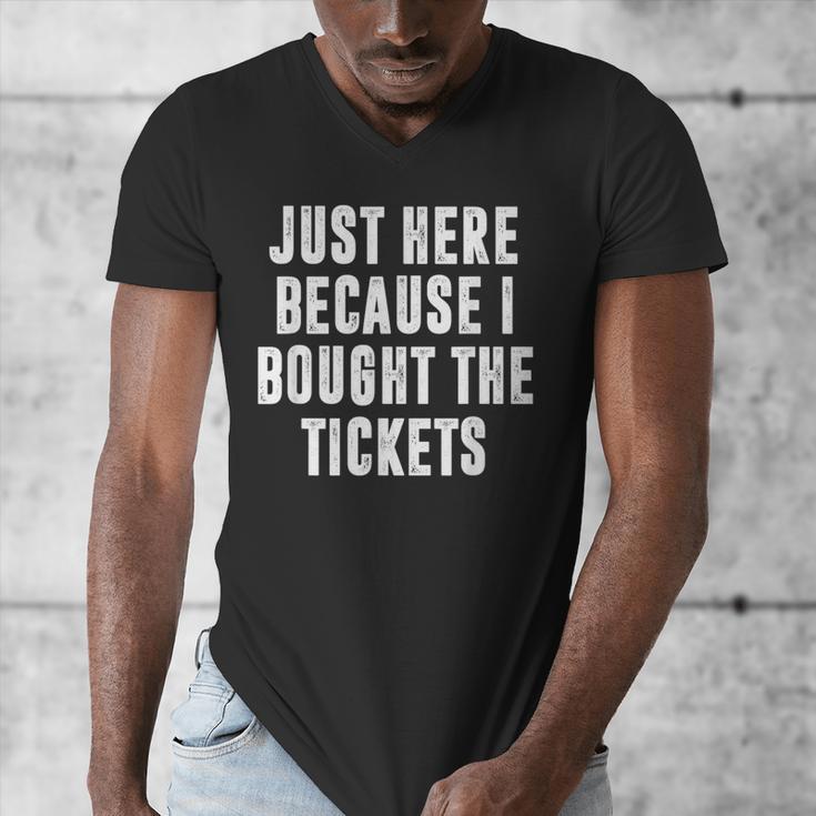 Just Here Because I Bought The Tickets K-Pop Dad Joke Men's V-Neck T-Shirt