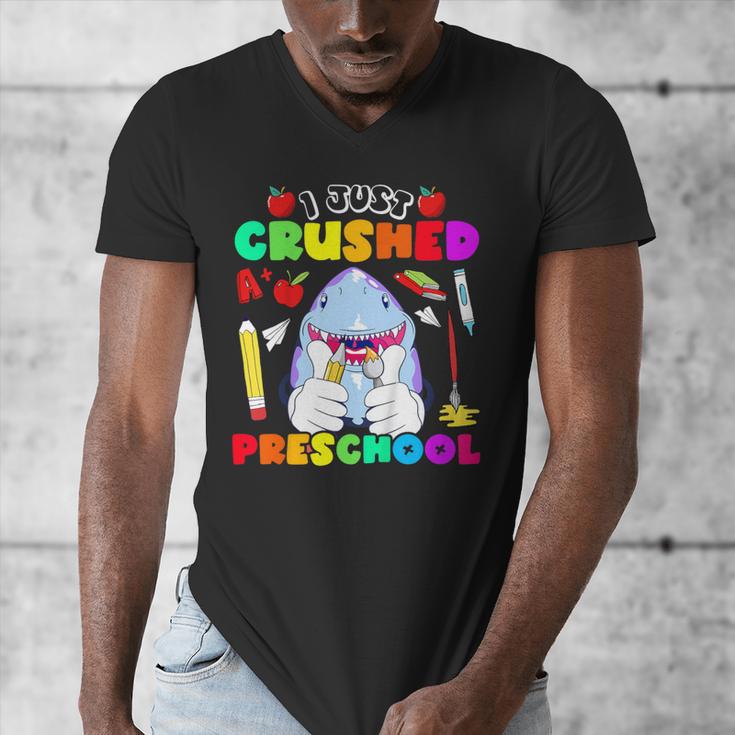 I Just Crushed Preschool Pre-K Preschoolers Graduation Men's V-Neck T-Shirt