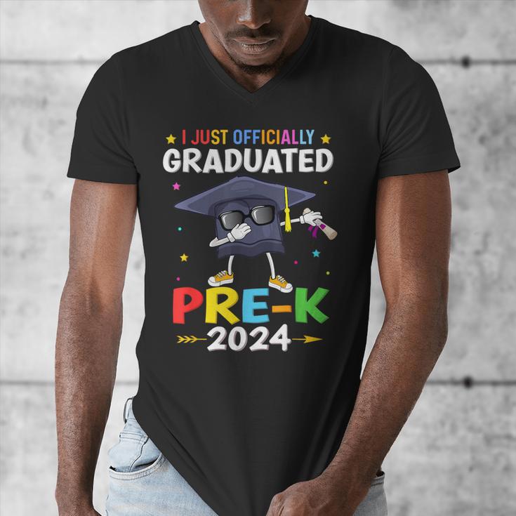 I Just Officially Graduated Pre k Graduation 2024 Pre-K Kids Men's V-Neck T-Shirt