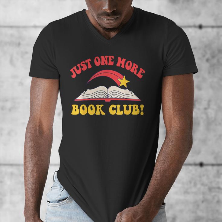 Just One More Book Club Bookish Hippie Men's V-Neck T-Shirt