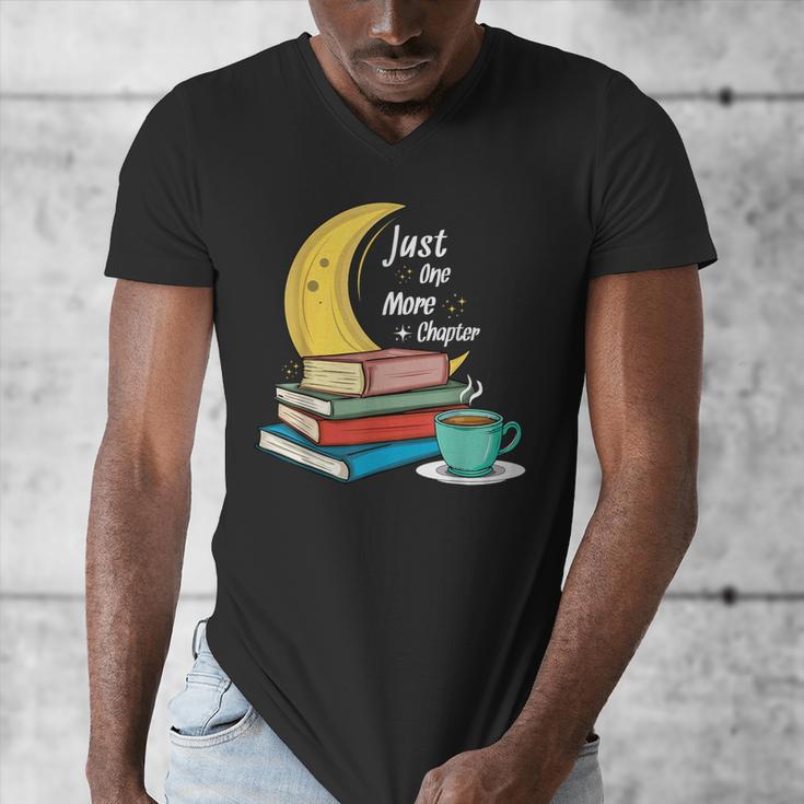 Just One More Chapter Love Book Reading Men's V-Neck T-Shirt