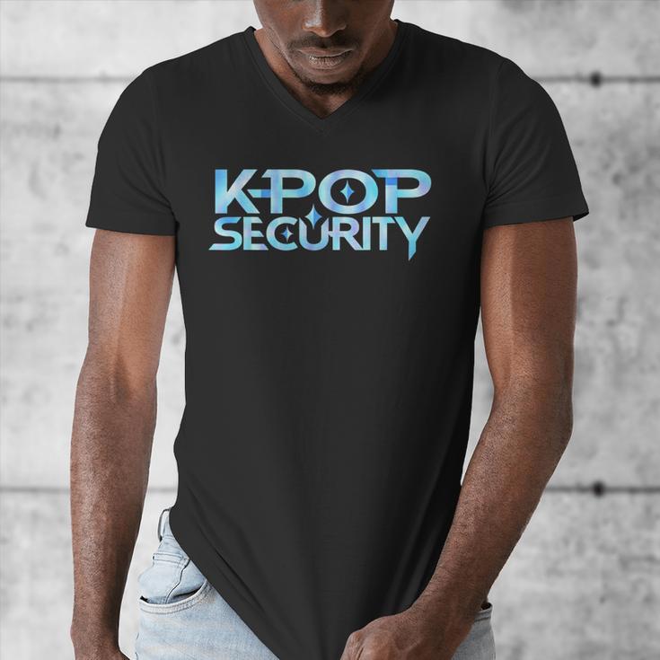 K-Pop Security Mom Dad Kids Birthday Concert Staff Men's V-Neck T-Shirt