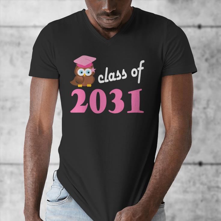 Kids Class Of 2031 Back To School Graduation T-Shirt Men's V-Neck T-Shirt