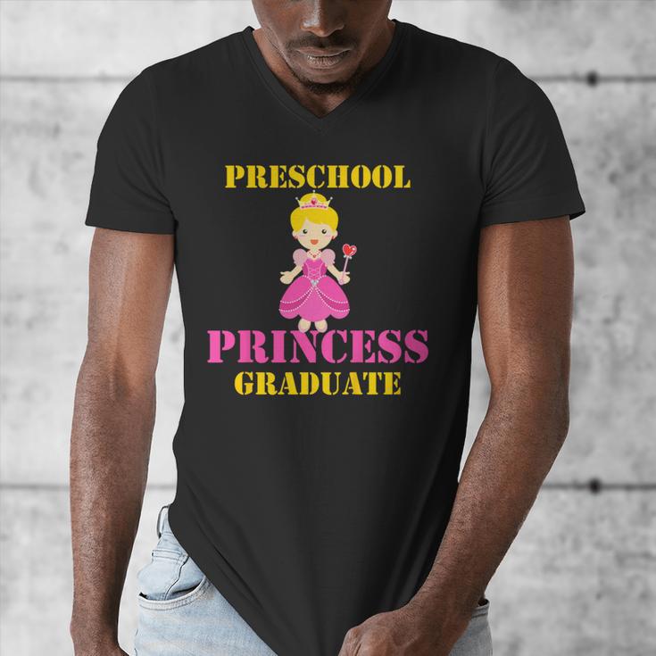 Kids Princess Graduate Prek Preschool Graduation Tshirt For Girls Men's V-Neck T-Shirt