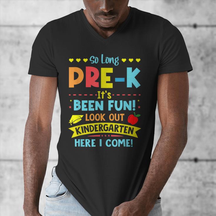 Kids So Long PRE-K It's Been Fun Graduation Men's V-Neck T-Shirt