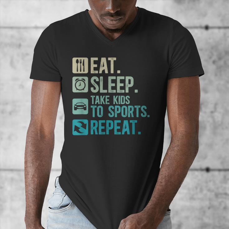 Take Kids To Sports Dad Sports Father Sport Dad Men's V-Neck T-Shirt Take Kids To Sports Dad Sports Father Sport Dad Men's V-Neck T-Shirt