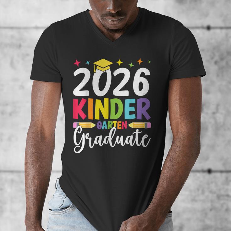 Kindergarten Graduate 2026 Preschool Graduation Kid Boy Girl Men's V-Neck T-Shirt