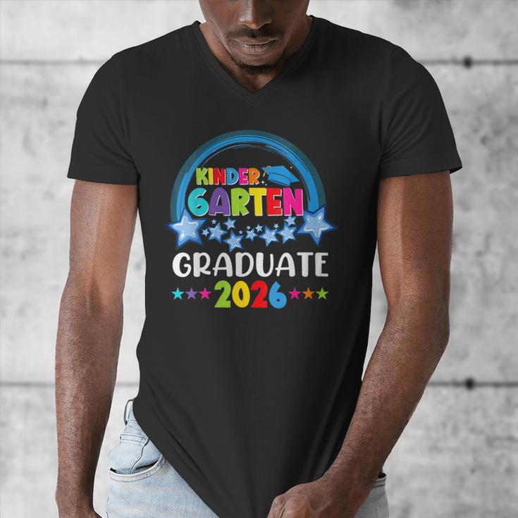 Kindergarten Graduation 2026 Pre-k Graduate Kids Boys Girls Men's V-Neck T-Shirt