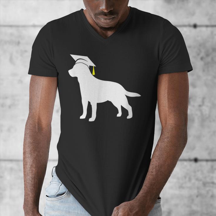 Labrador Retriever Graduation Dog Graduate For Men Women Kids Men's V-Neck T-Shirt
