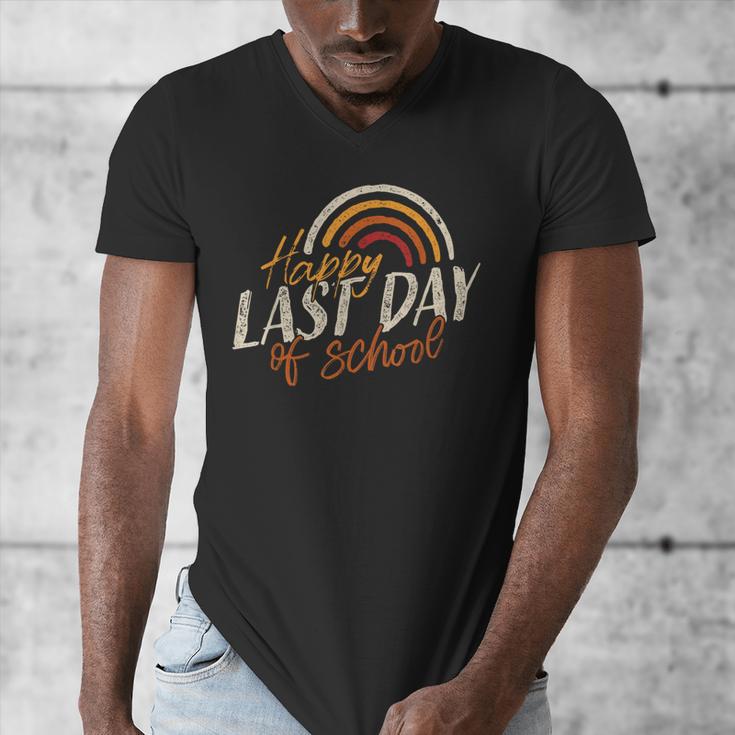 Last Day Of School Shirt For Teacher Kids Student Graduation Men's V-Neck T-Shirt