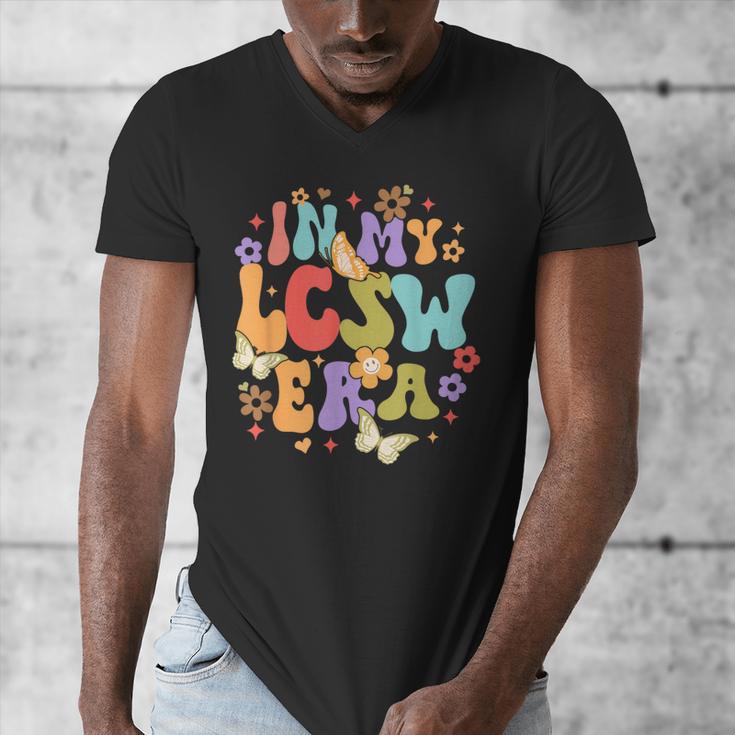 LCSW Grad Social Worker Graduation In My LCSW Era Men's V-Neck T-Shirt
