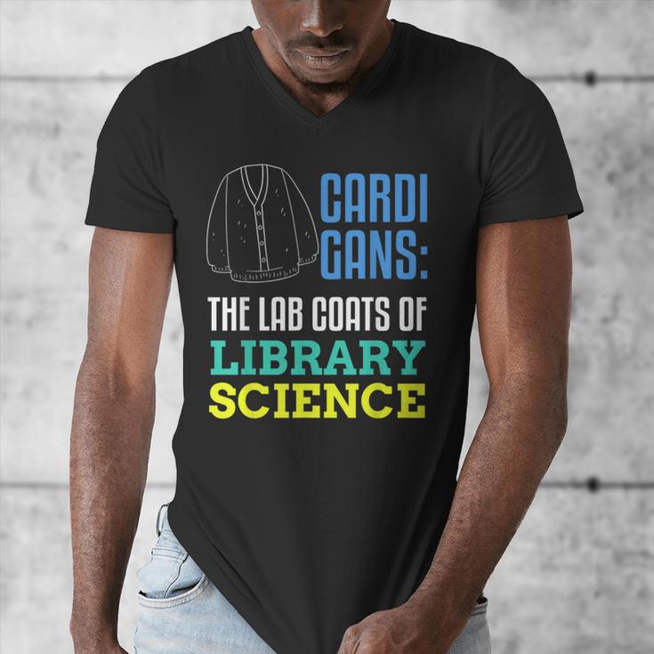 Librarian Library Science Major Masters Degree Graduation Men's V-Neck T-Shirt