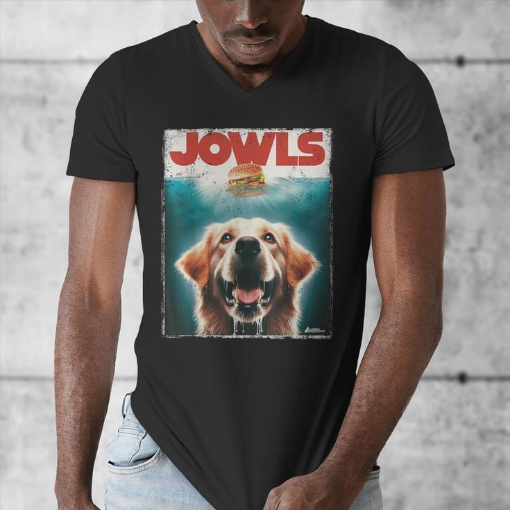 Light Golden Retriever Jowls Top Paws Cream Lab Dog Mom Dad Men's V-Neck T-Shirt Light Golden Retriever Jowls Top Paws Cream Lab Dog Mom Dad Men's V-Neck T-Shirt