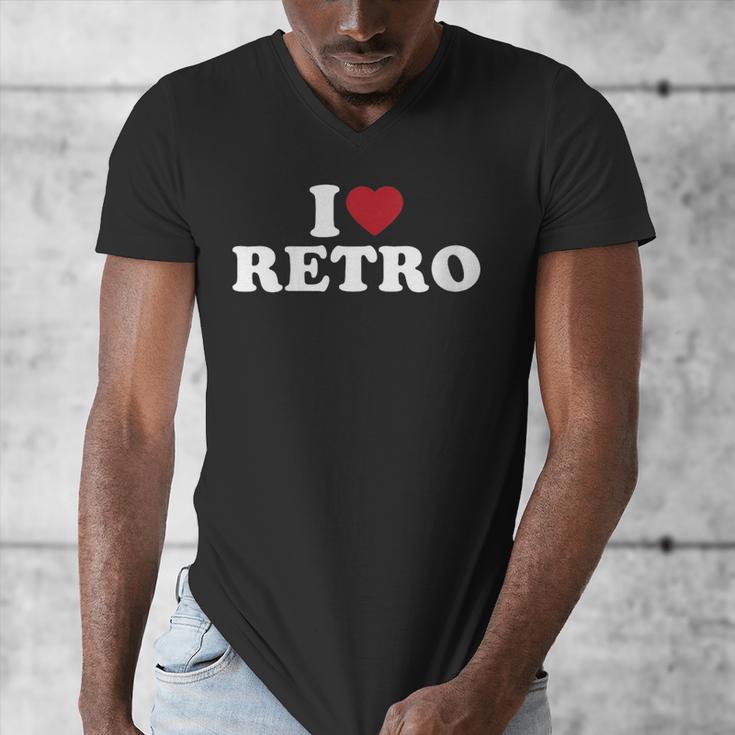 I Love Retro Vintage 80s 90s Nostalgia Men's V-Neck T-Shirt