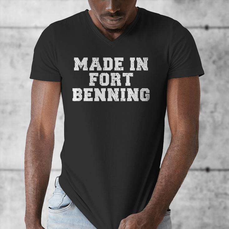 Made In Fort Benning Basic Training Recruit Graduation Men's V-Neck T-Shirt