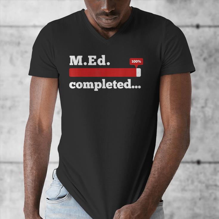 Master Of Education Completed Teacher Master Graduation For Men Women Men's V-Neck T-Shirt
