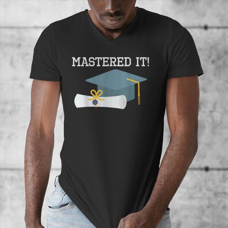 Masters Degree Graduation 2021 Social Work MPH MSW Grad Men's V-Neck T-Shirt