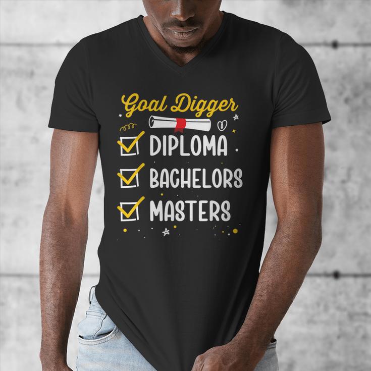 Masters Graduation Goal Digger Mastered It Men's V-Neck T-Shirt