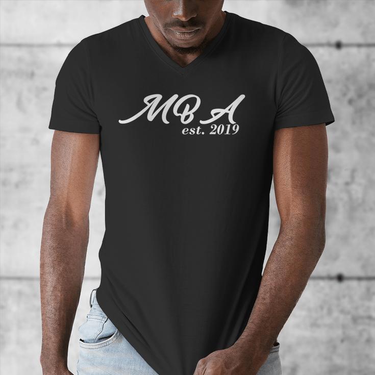 MBA Established 2019 MBAs Graduation Shirt Men's V-Neck T-Shirt