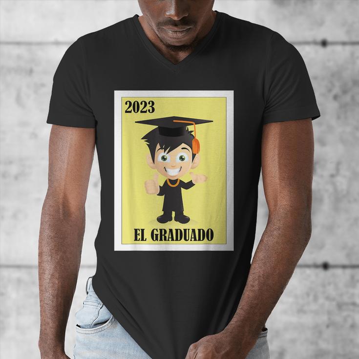 Mexican For Graduation El Graduado 2023 Men's V-Neck T-Shirt
