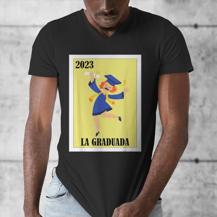 Mexican For Graduation La Graduada 2023 Men's V-Neck T-Shirt