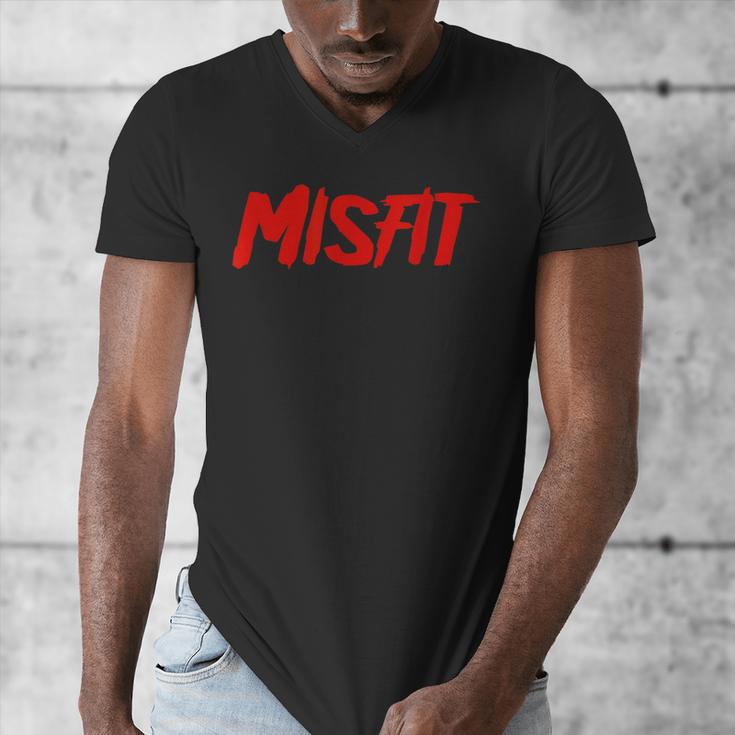 Misfit Outfit And Costume Introvert Apparel Men's V-Neck T-Shirt Misfit Outfit And Costume Introvert Apparel Men's V-Neck T-Shirt