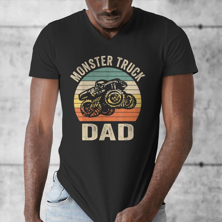 Monster Truck Dad Shirt Retro Vintage Monster Truck Shirt Men's V-Neck T-Shirt Monster Truck Dad Shirt Retro Vintage Monster Truck Shirt Men's V-Neck T-Shirt