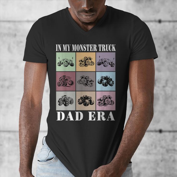 In My Monster Trucks Dad Era Men's V-Neck T-Shirt