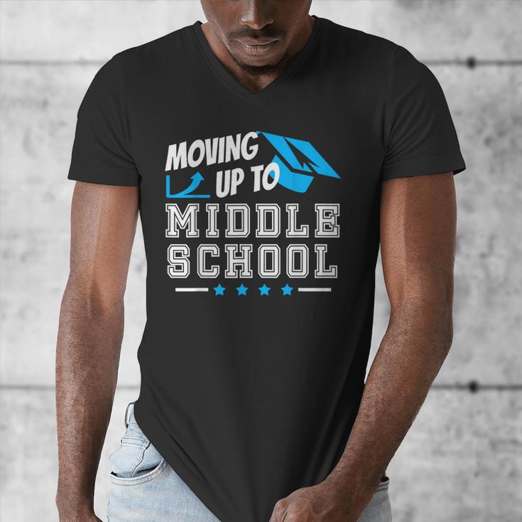 Moving Up To Middle School Graduation T-Shirt Men's V-Neck T-Shirt