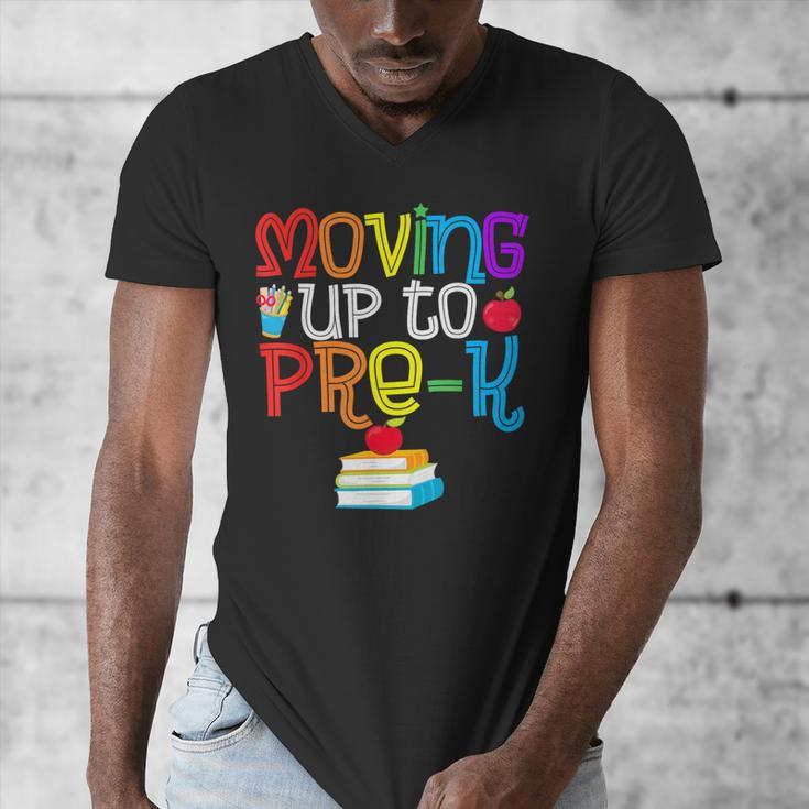 Moving Up To Pre-K Teacher Student Kid Graduation T-Shirt Men's V-Neck T-Shirt