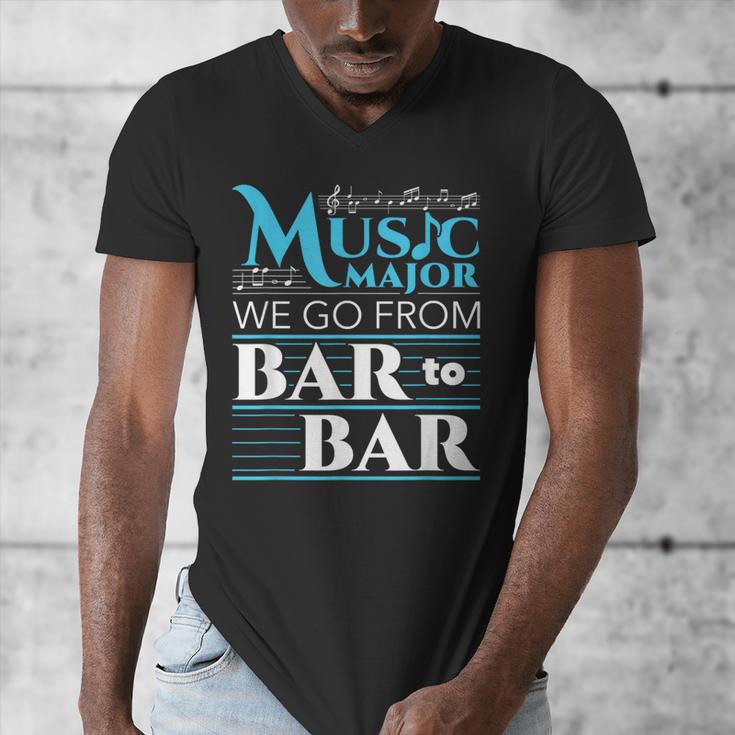 Music Major Student Pun Graduation Men's V-Neck T-Shirt