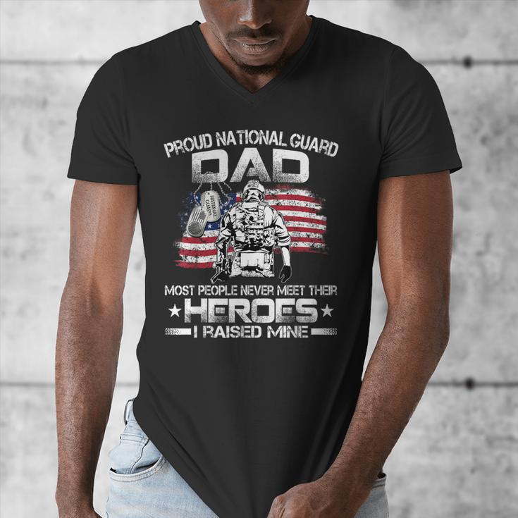 National Guard Graduation Proud National Guard Dad Men's V-Neck T-Shirt