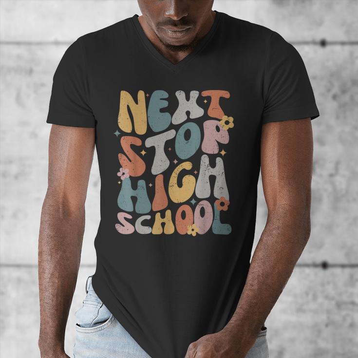Next Stop High School Middle School Graduation Last Day Men's V-Neck T-Shirt