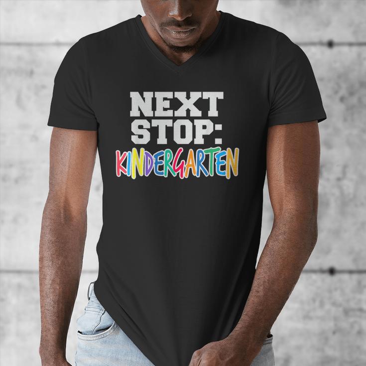 Next Stop Kindergarten Tshirt For Preschool Graduation Men's V-Neck T-Shirt